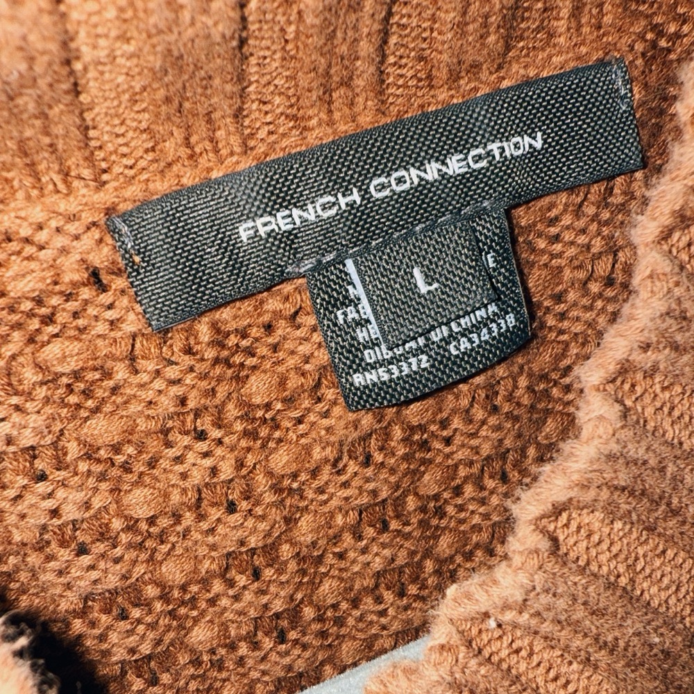 Brown Sleeveless Knit Sweater: French connection - Picture 4 of 12